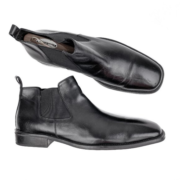 aston grey chelsea boots